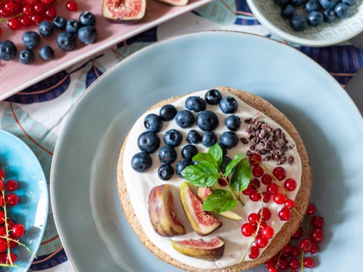 Haferkleie-Pfannkuchen