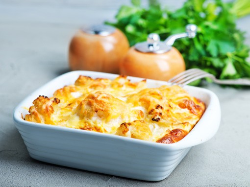 Käse-Blumenkohl-Gratin