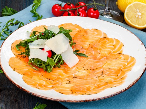 Lachs-Carpaccio