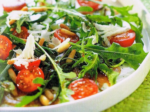 Rucola mit Parmesan